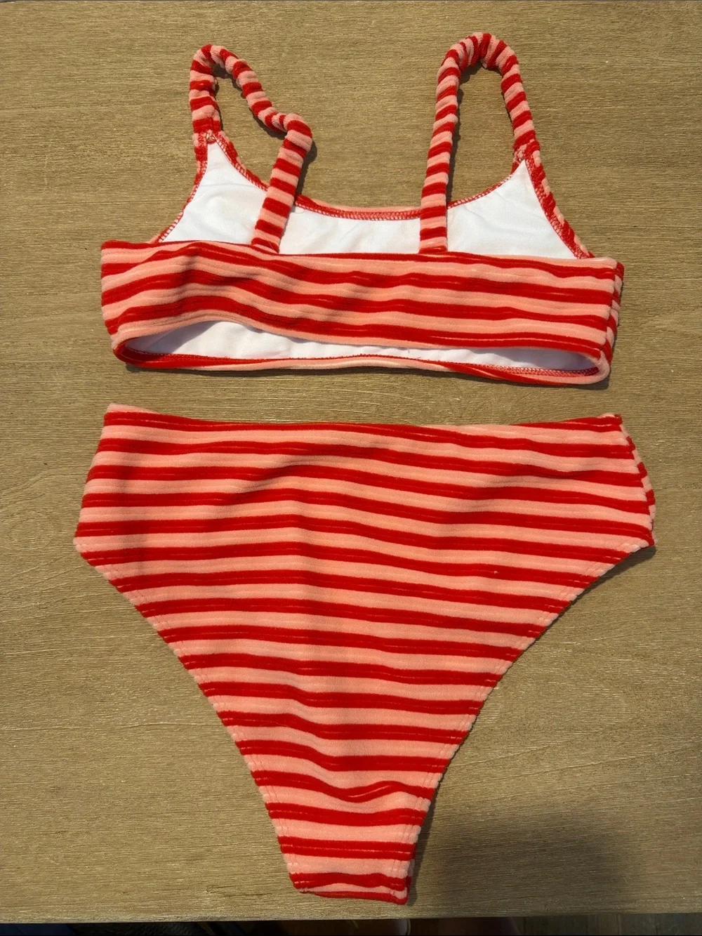 Women’s terry cloth bikini size medium- never worn!